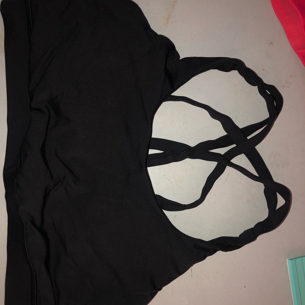 Black Lululemon Sports Bra